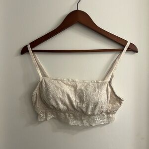 ivory lace bralette